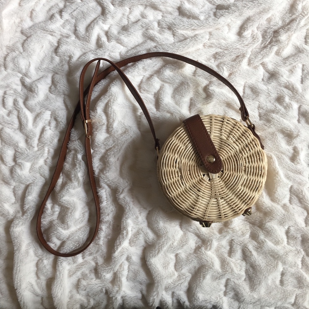 Rattan Purse Satchel 